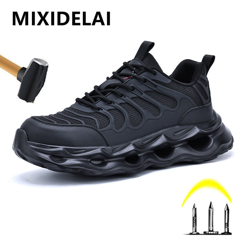 Sneakers Care - Fashion Sneakers Safety Shoes Men Lightweight