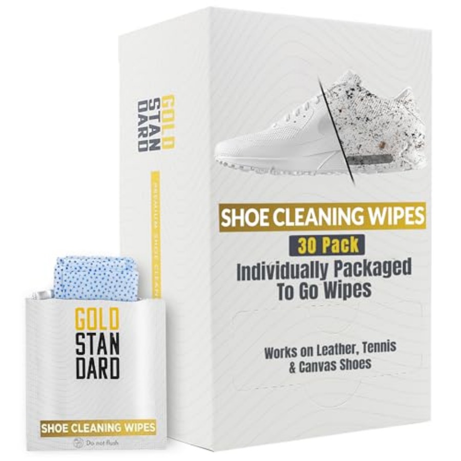 Sneaker Cleaner - Gold Standard Quick Shoe Cleaning Wipes