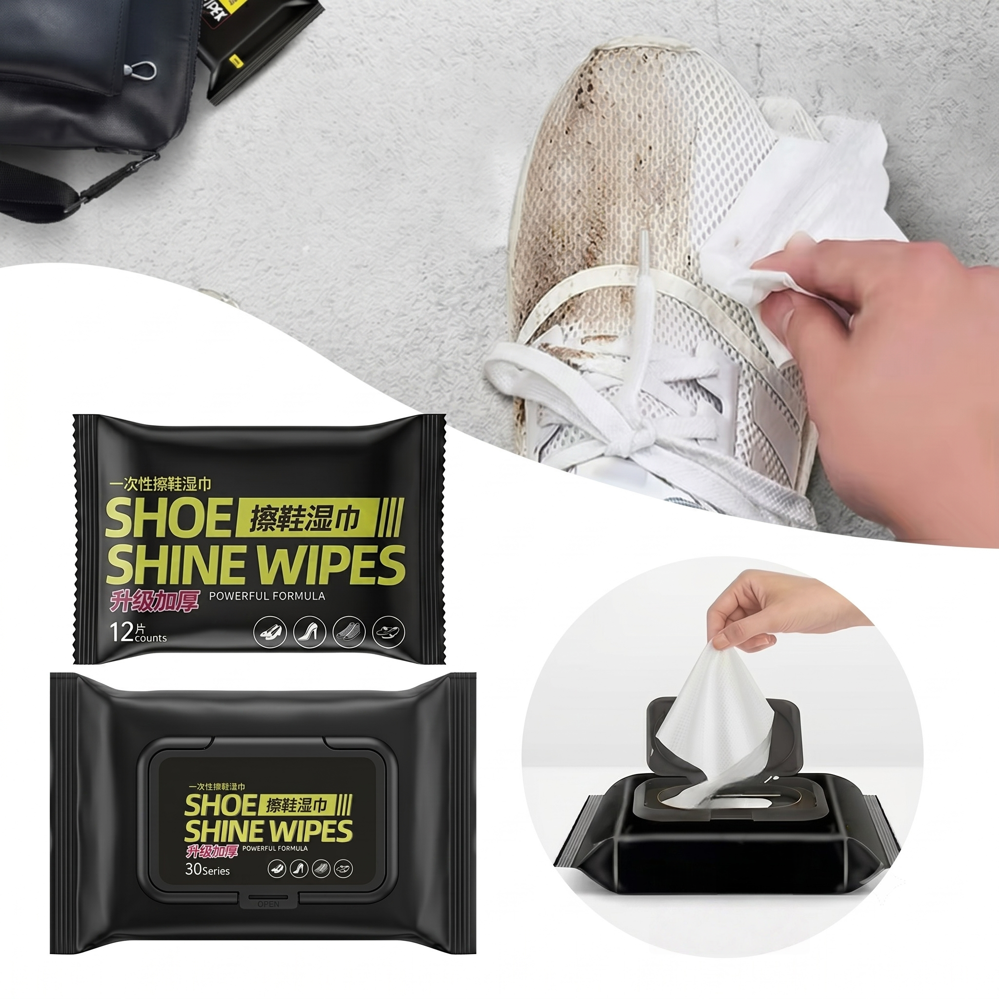 Sneakers Care - Disposable Sneaker Cleaning Wipes Pack of