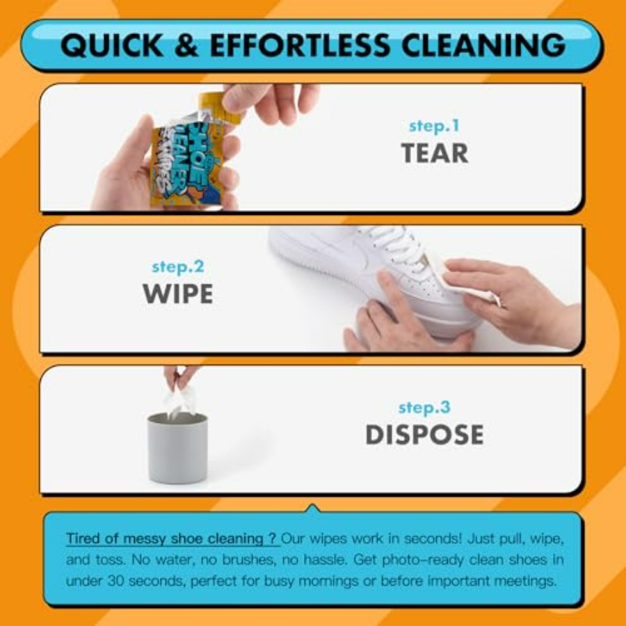 Shoe Cleaner Wipes, Shoe Clean - Sneaker Cleaner recensie en prijs