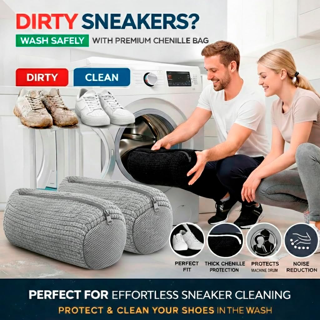 2PCS Shoe Washing Machine Bag  - Sneaker Cleaner recensie en prijs