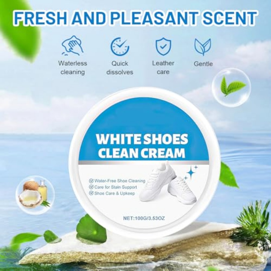 White Shoe Cleaner Cream, Mult - Sneaker Cleaner recensie en prijs