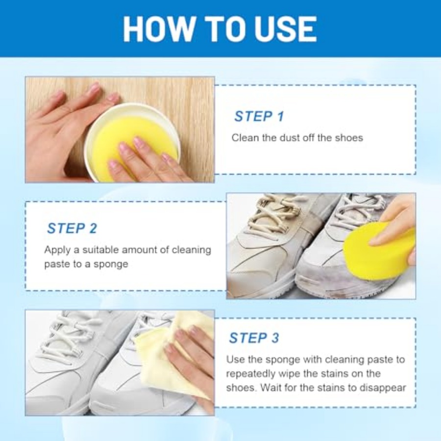 White Shoe Cleaner Cream, Mult - Sneaker Cleaner recensie en prijs